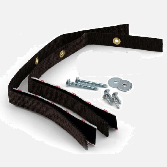 Quake Hold Furniture Straps Model 4162, Antique Brown 2-Pack, Made In USA - Picture 12 of 14